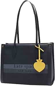 (美品) ケイトスペード　katespade トートバッグ　デニム　マーケット kate spade NEW YORK 並行輸入 ケイトスペード トートバッグ